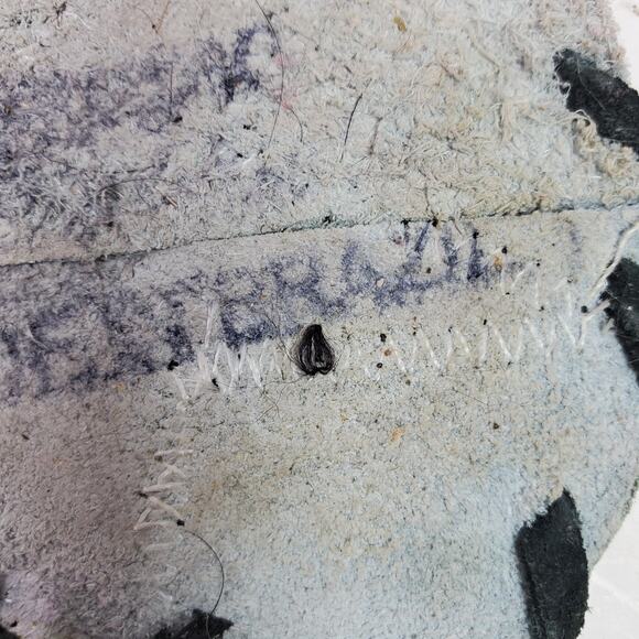 Cowhide Coaster Set of 4 Natural Cowhide Drink Coasters Hair Round Brazil 4.5" - Picture 8 of 8